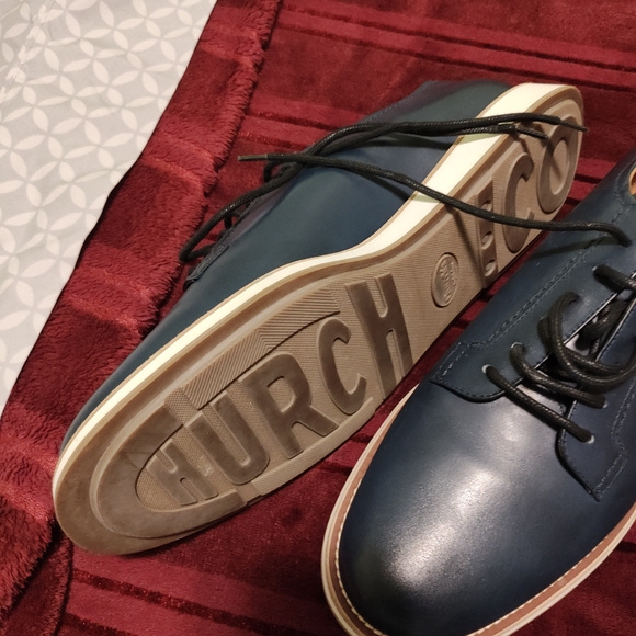 Church\'s Deep Blue Leather Derbys main image 6